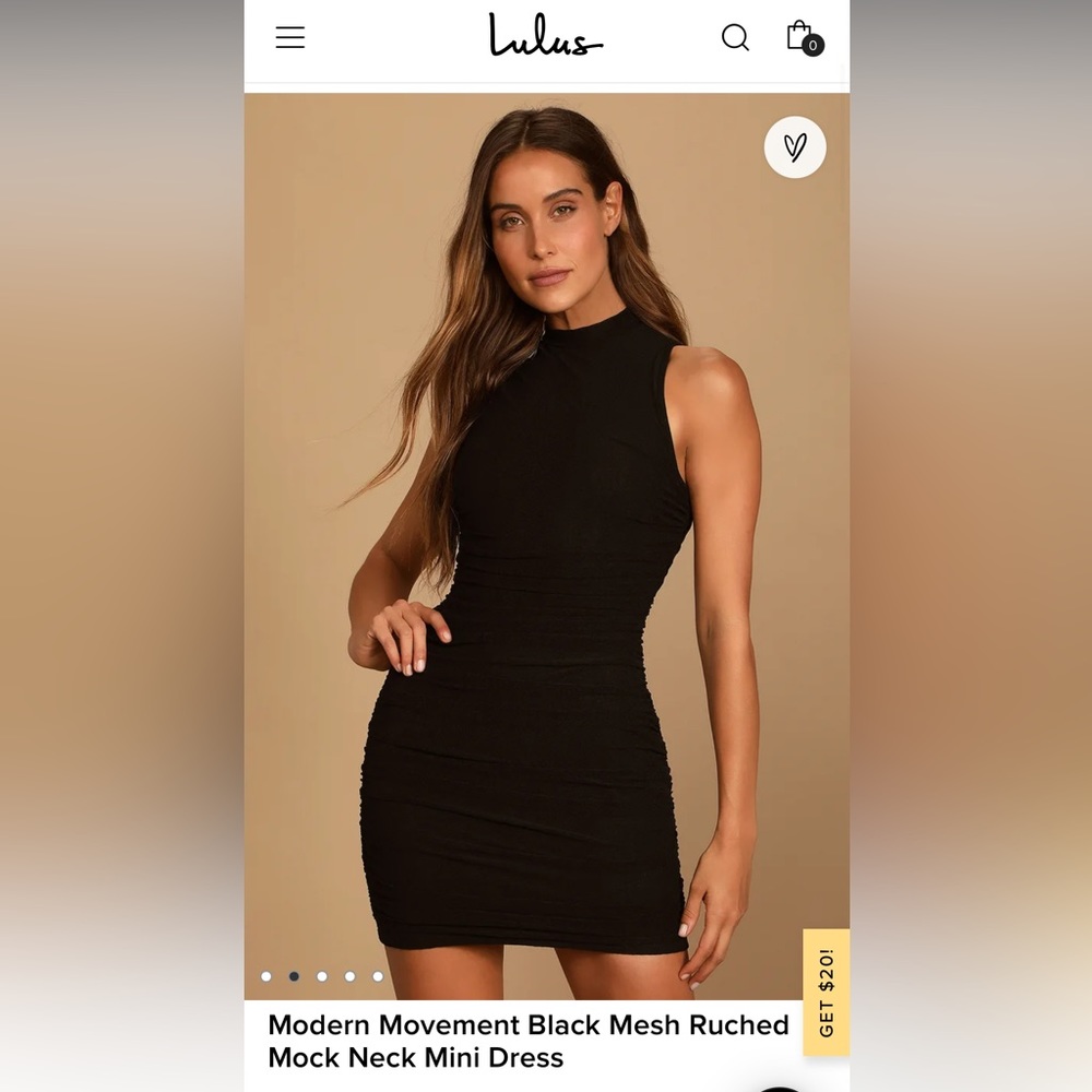 Lulu’s Black Mini Dress